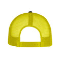 Black-Yellow - Back - Beechfield Unisex Adult Snapback Trucker Cap