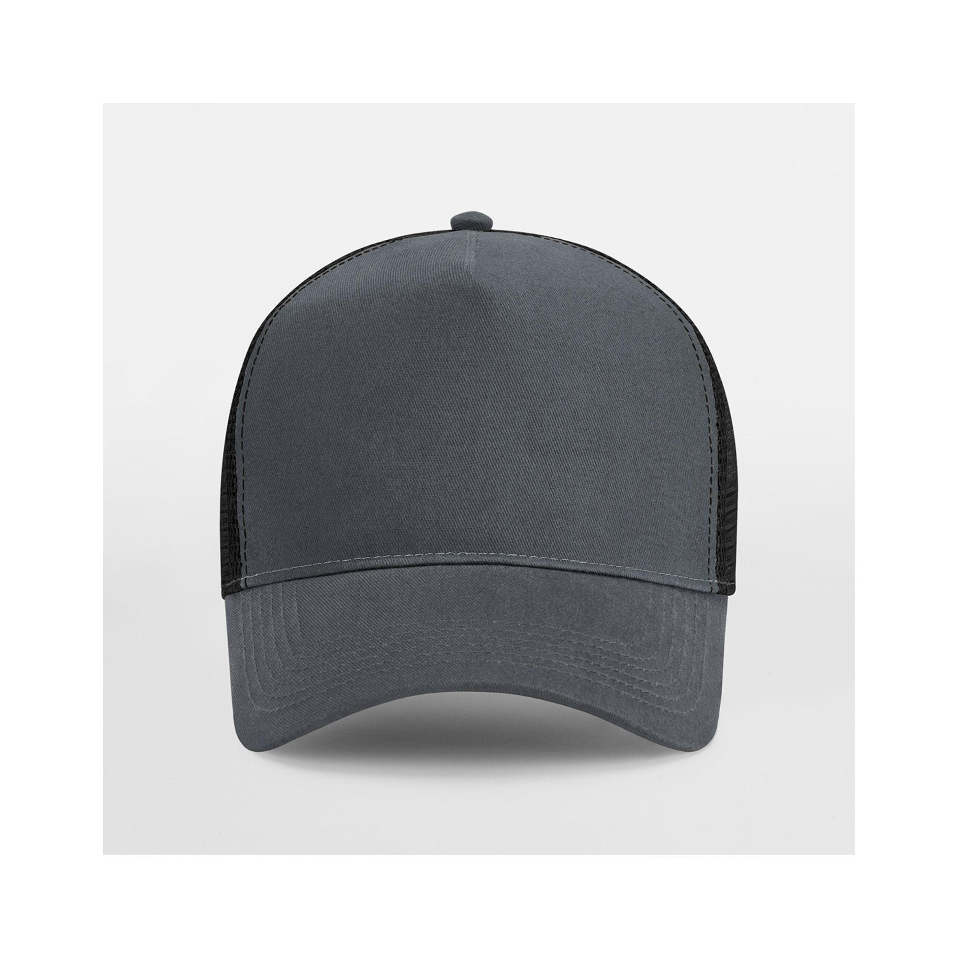 Graphite Grey-Black - Side - Beechfield Unisex Adult Snapback Trucker Cap