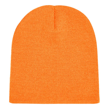 Fluorescent Orange - Back - Beechfield Unisex Adult Original Pull-On Beanie