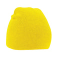 Yellow - Front - Beechfield Unisex Adult Original Pull-On Beanie