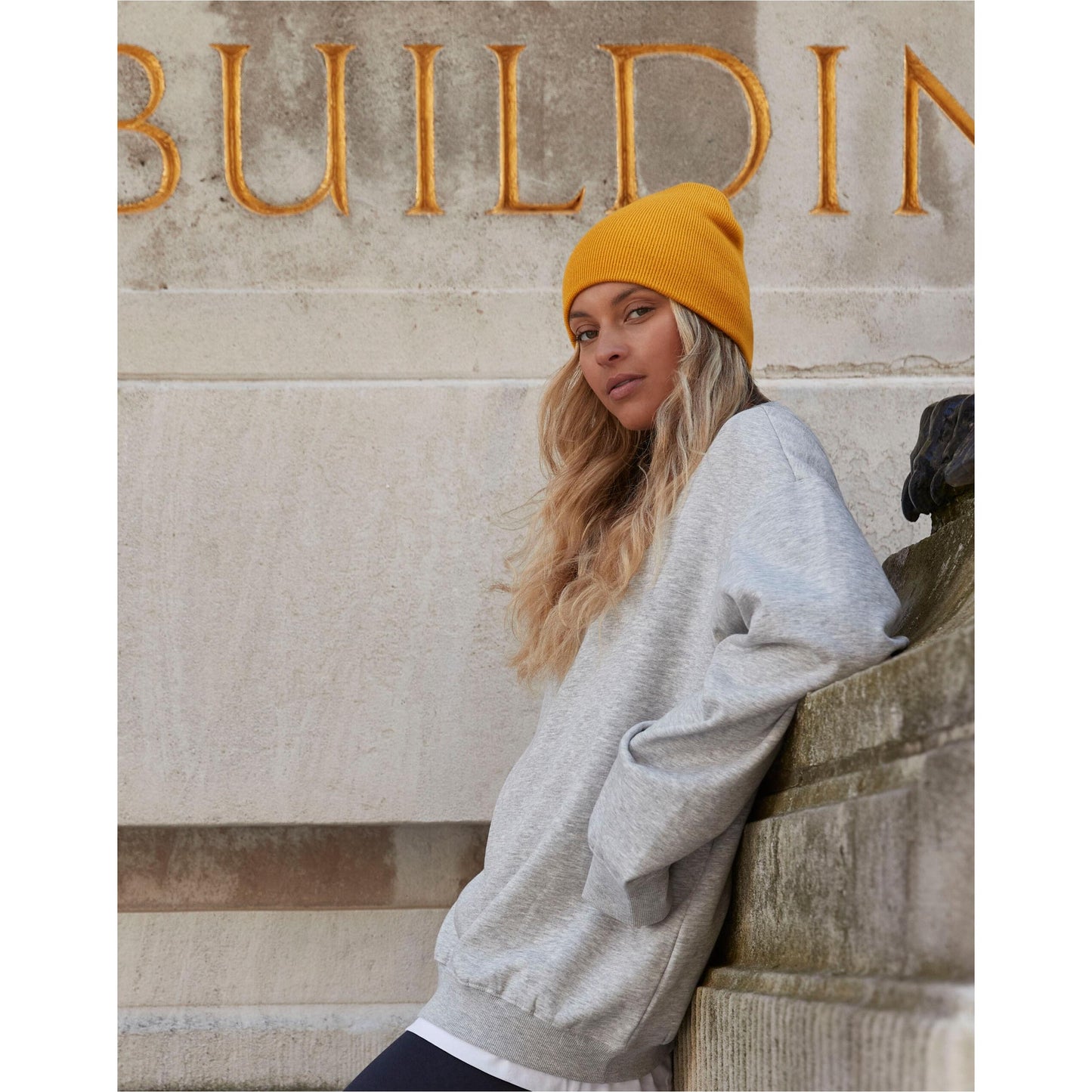 Oxford Navy - Front - Beechfield Unisex Adult Original Pull-On Beanie