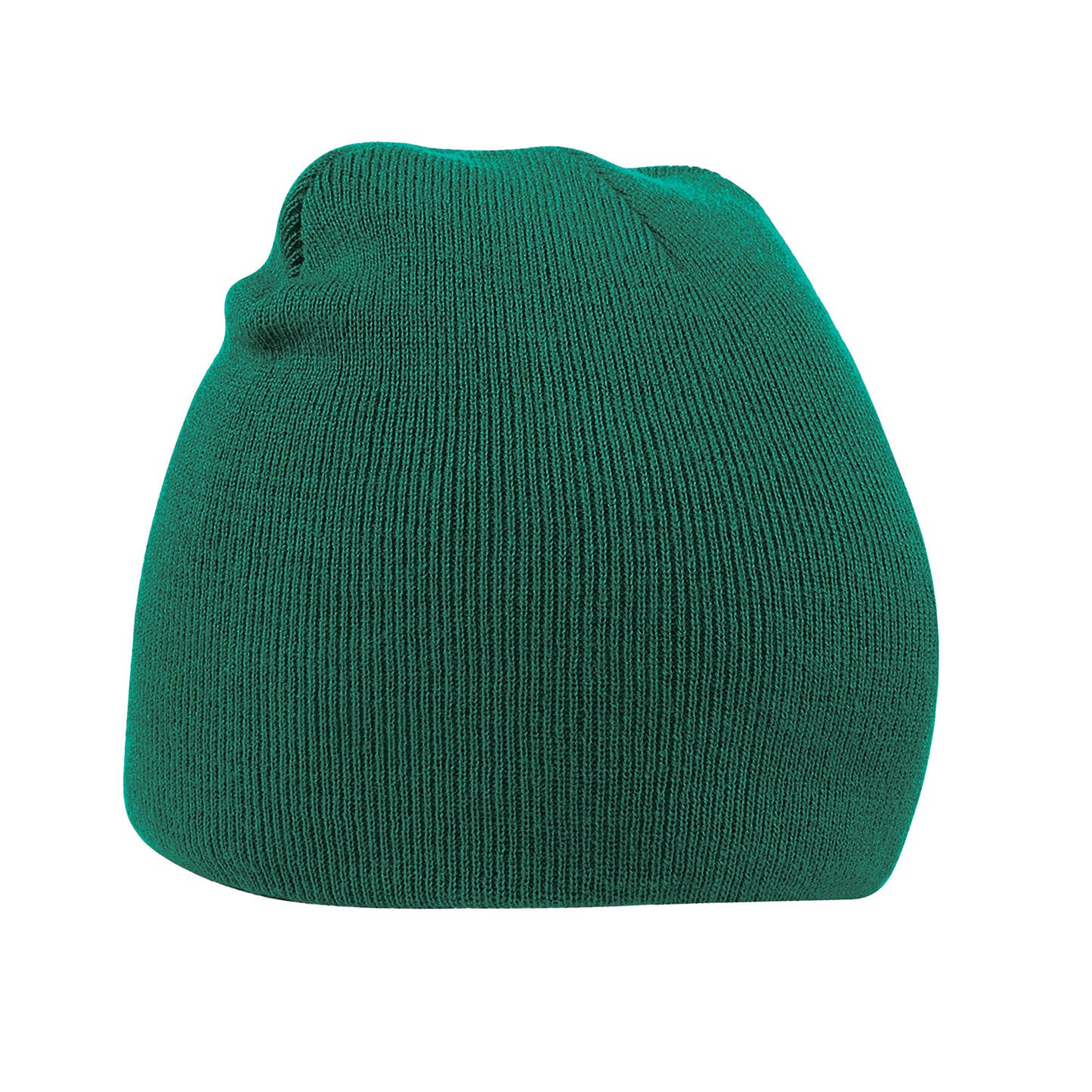Bottle Green - Front - Beechfield Unisex Adult Original Pull-On Beanie