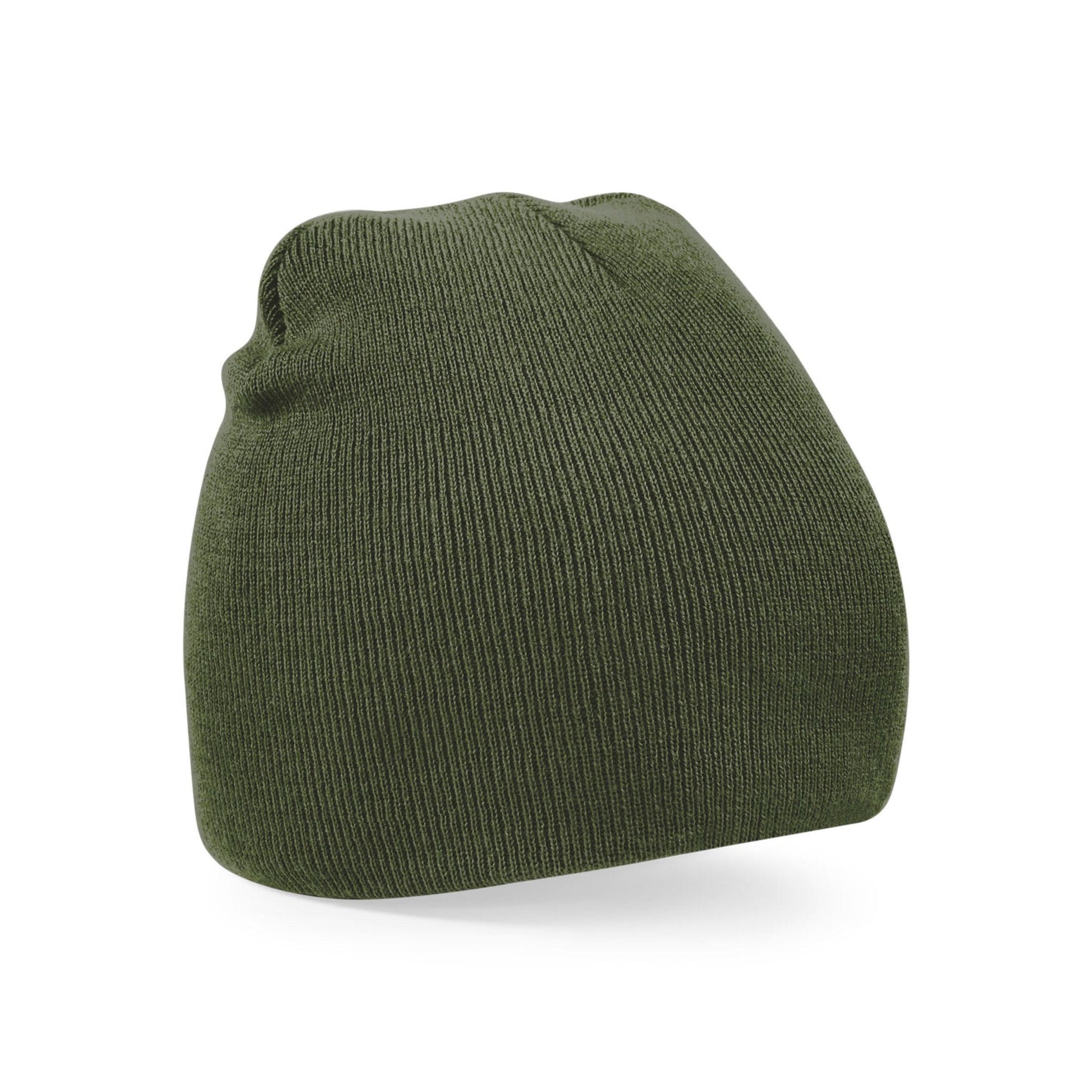 Olive Green - Back - Beechfield Unisex Adult Original Pull-On Beanie