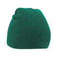 Bottle Green - Front - Beechfield Unisex Adult Original Pull-On Beanie