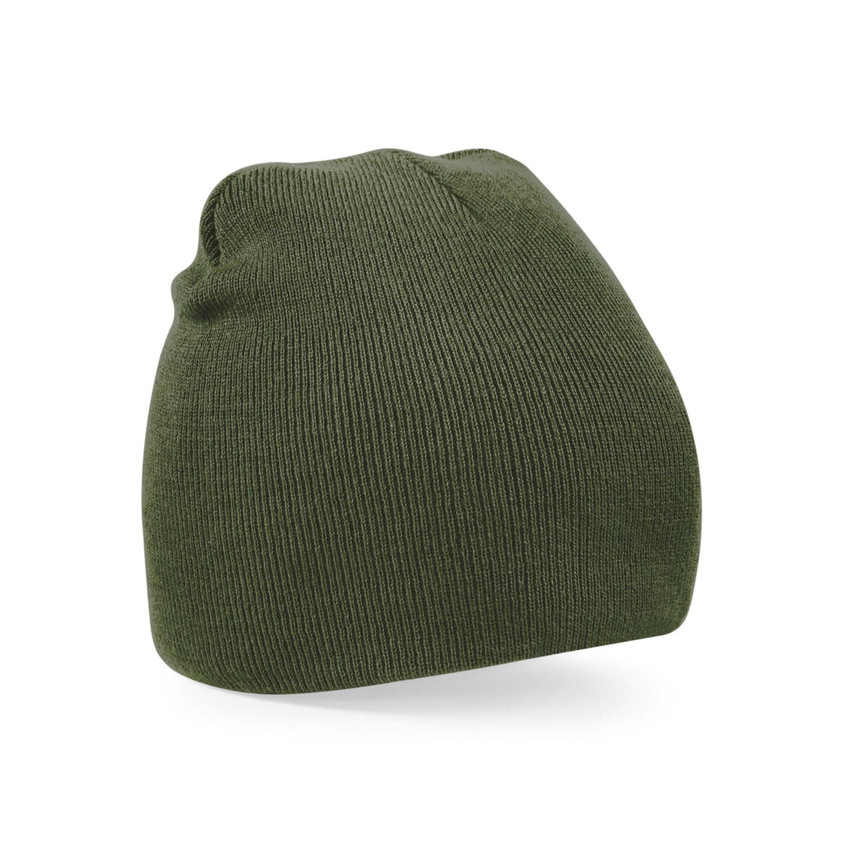 Olive Green - Back - Beechfield Unisex Adult Original Pull-On Beanie