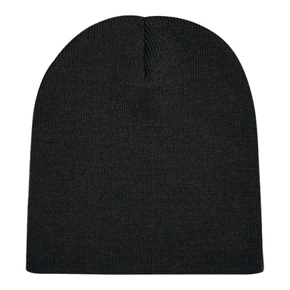 Black - Back - Beechfield Unisex Adult Original Pull-On Beanie
