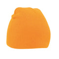 Fluorescent Orange - Front - Beechfield Unisex Adult Original Pull-On Beanie