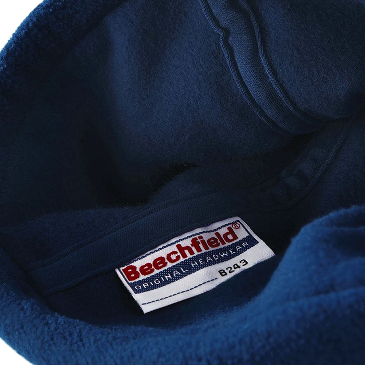 French Navy - Back - Beechfield Unisex Adult SupaFleece Ski Hat