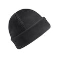 Black - Front - Beechfield Unisex Adult SupaFleece Ski Hat