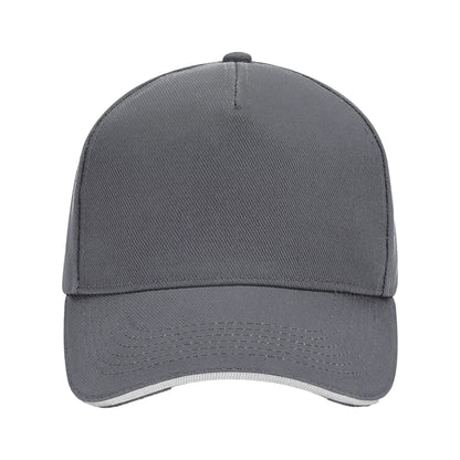 Graphite Grey-Oyster - Back - Beechfield Unisex Adult Ultimate Sandwich Peak Cap