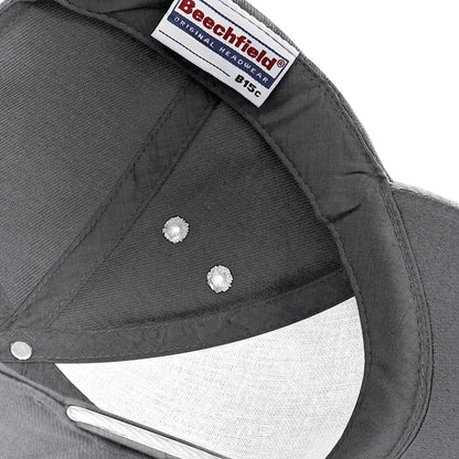 Graphite Grey-Oyster - Lifestyle - Beechfield Unisex Adult Ultimate Sandwich Peak Cap