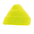 Fluorescent Yellow - Front - Beechfield Unisex Adult Reflective Beanie