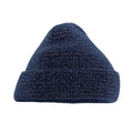 French Navy - Front - Beechfield Unisex Adult Reflective Beanie