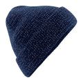 French Navy - Back - Beechfield Unisex Adult Reflective Beanie