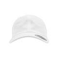 White - Front - Flexfit Unisex Adult Cotton Twill Low Profile Cap