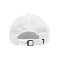 White - Back - Flexfit Unisex Adult Cotton Twill Low Profile Cap