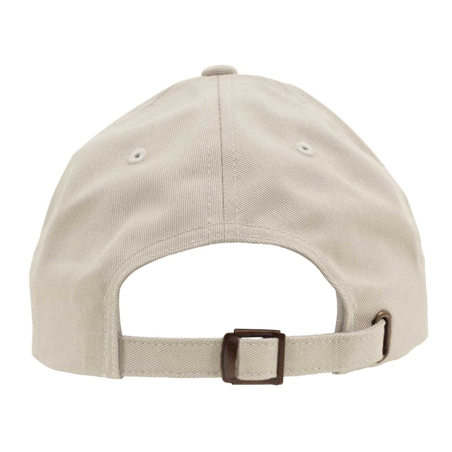 White - Close up - Flexfit Unisex Adult Cotton Twill Low Profile Cap