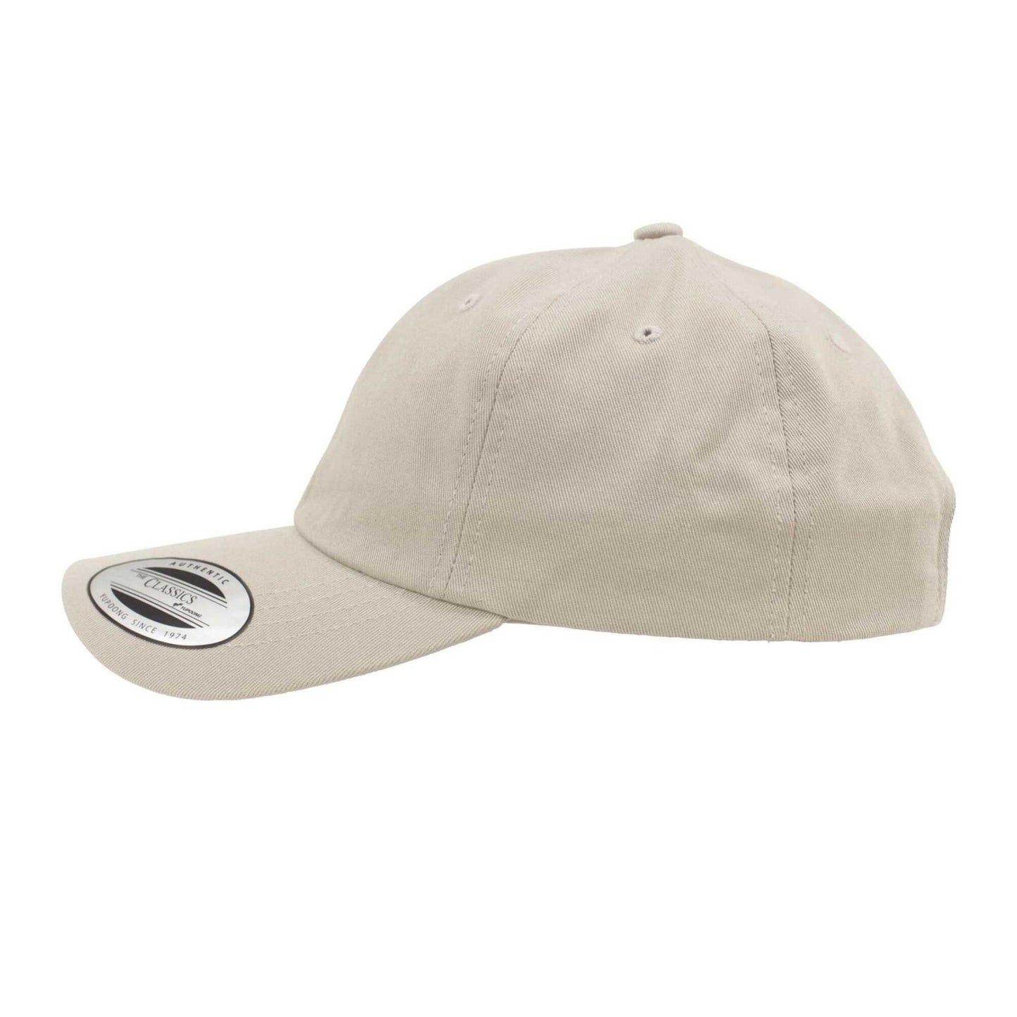 Stone - Side - Flexfit Unisex Adult Cotton Twill Low Profile Cap