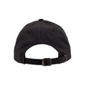 Black - Back - Flexfit Unisex Adult Cotton Twill Low Profile Cap