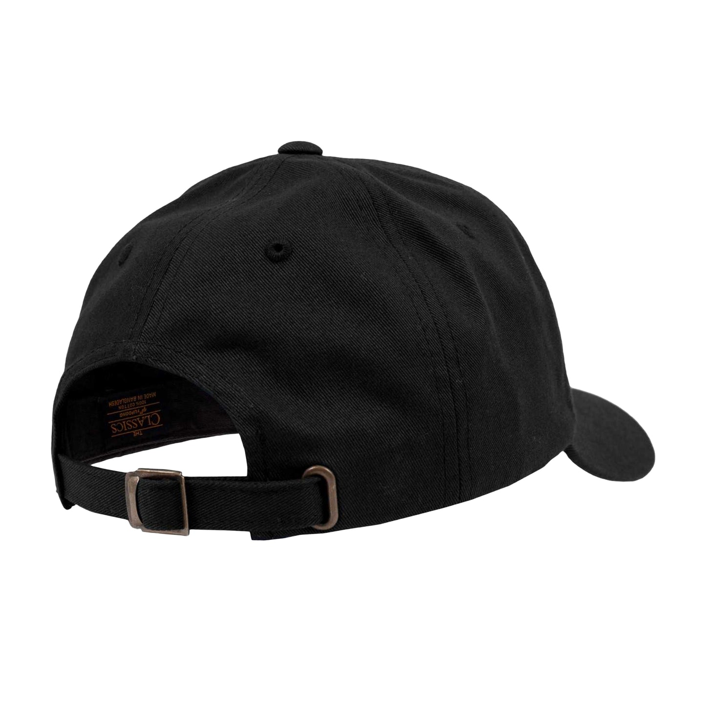 Black - Back - Flexfit Unisex Adult Cotton Twill Low Profile Cap