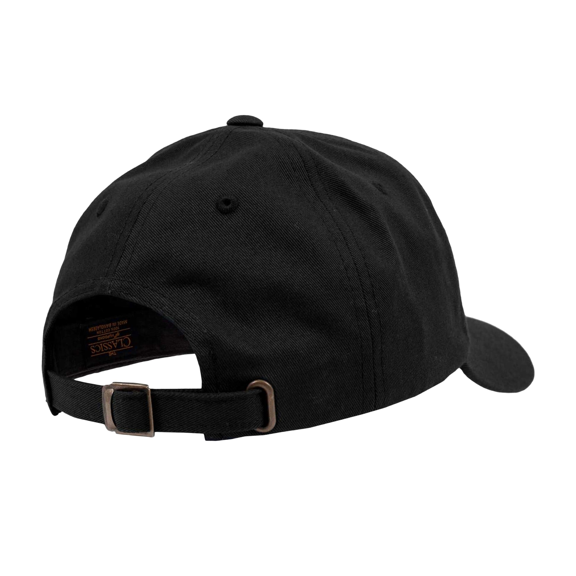 Black - Back - Flexfit Unisex Adult Cotton Twill Low Profile Cap