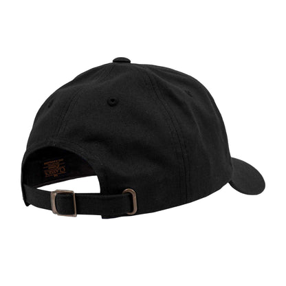 Black - Back - Flexfit Unisex Adult Cotton Twill Low Profile Cap