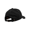 Black - Close up - Flexfit Unisex Adult Cotton Twill Low Profile Cap