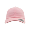 Pink - Front - Flexfit Unisex Adult Cotton Twill Low Profile Cap