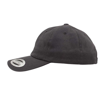 Dark Grey - Side - Flexfit Unisex Adult Cotton Twill Low Profile Cap