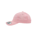 Pink - Side - Flexfit Unisex Adult Cotton Twill Low Profile Cap
