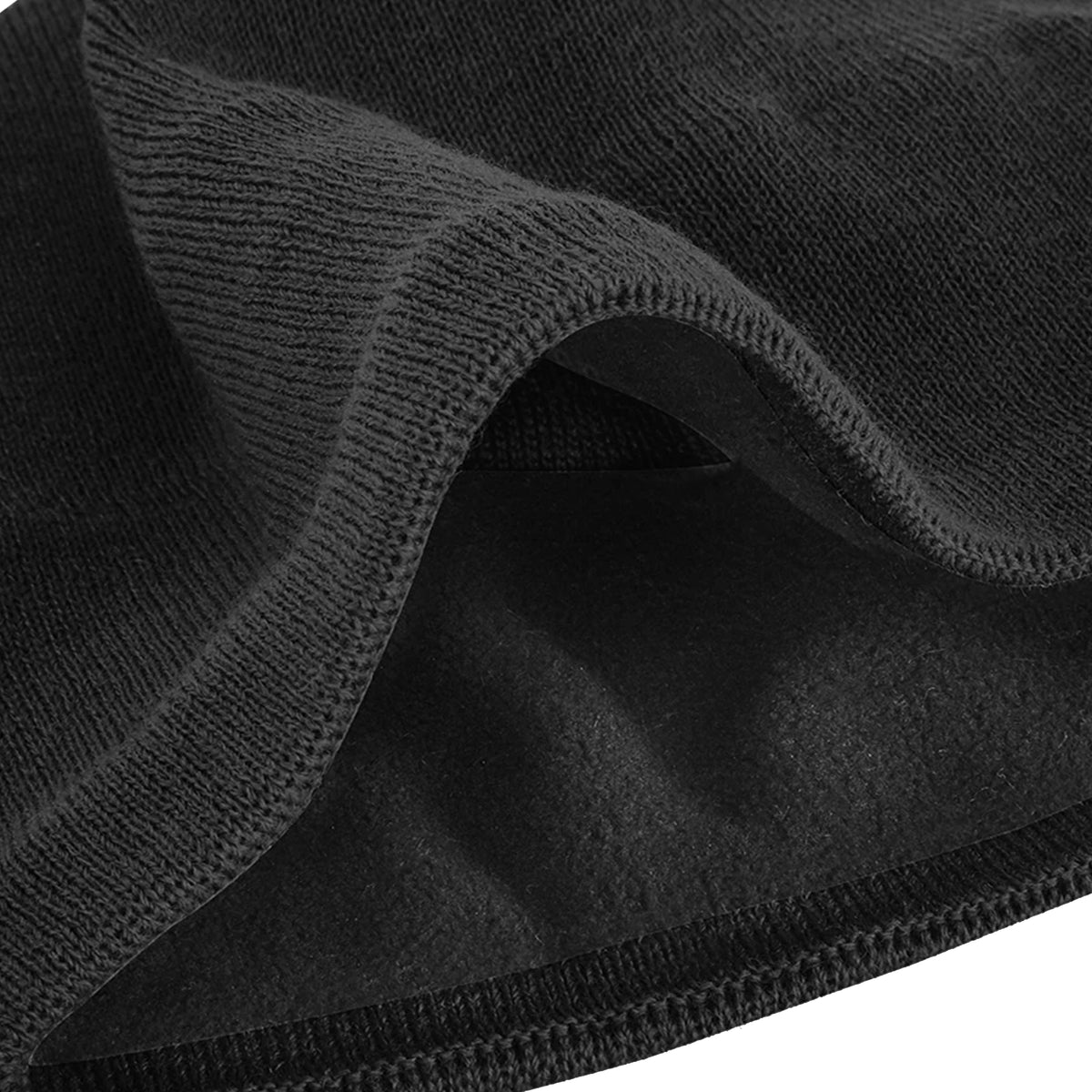 Black - Back - Beechfield Unisex Adult Active Performance Beanie