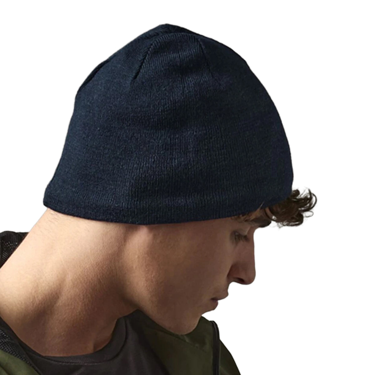 French Navy - Side - Beechfield Unisex Adult Active Performance Beanie