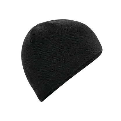 Black - Front - Beechfield Unisex Adult Active Performance Beanie
