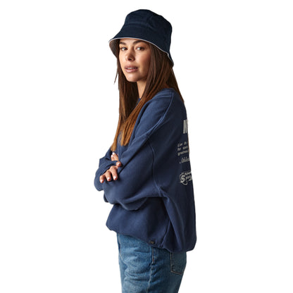 Navy Blue - Back - Beechfield Unisex Adult Bucket Hat