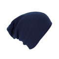 French Navy - Front - Beechfield Unisex Adult Slouch Beanie