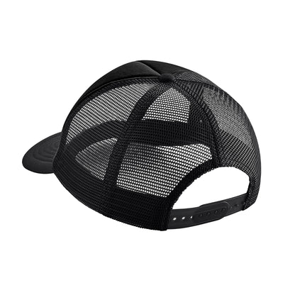 Black-Black - Back - Beechfield Unisex Adult Vintage Snapback Trucker Cap