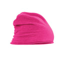 Fuchsia - Front - Beechfield Unisex Adult Jersey Beanie