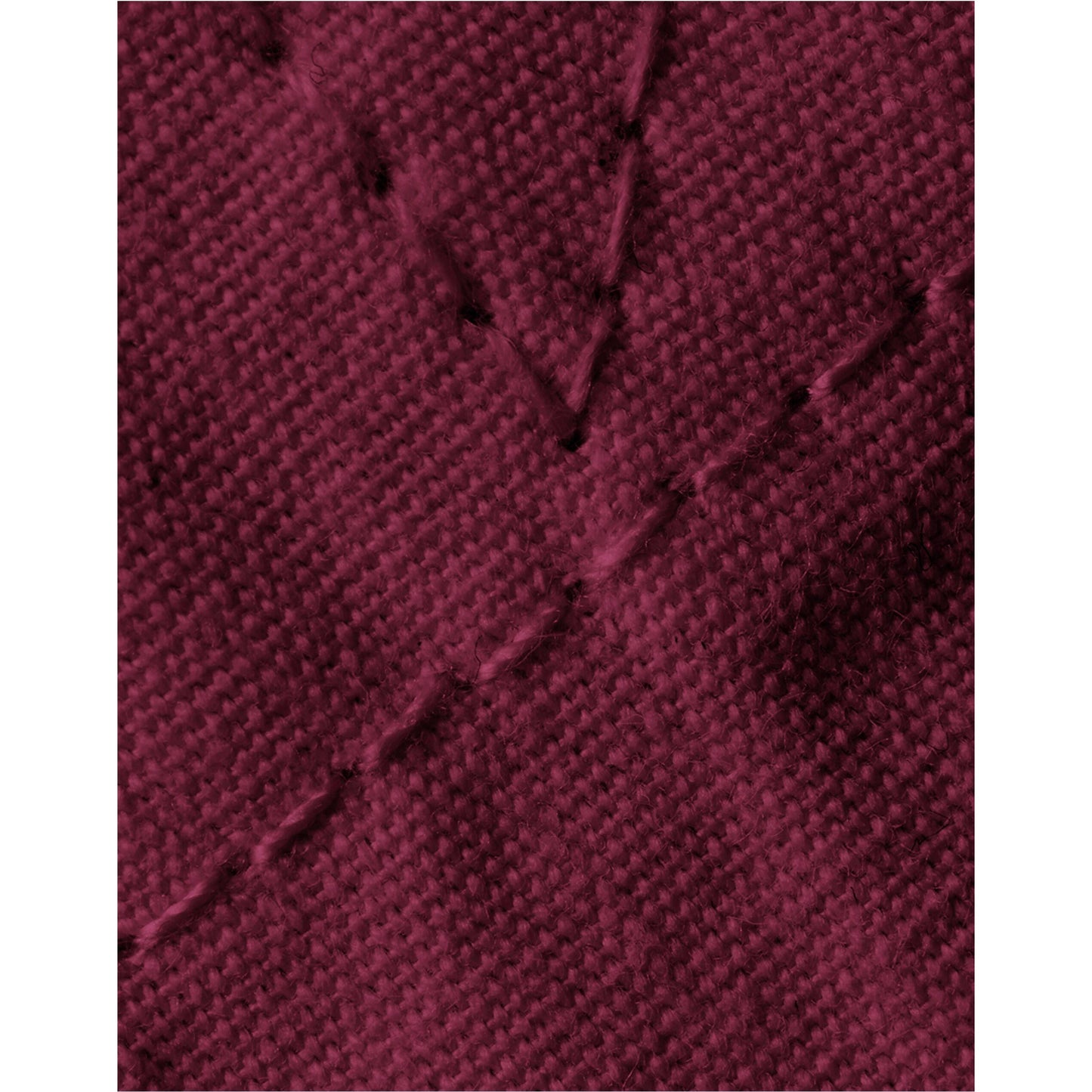 Burgundy - Side - Westford Mill Premium Cotton Tote