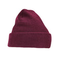 Burgundy - Front - Beechfield Unisex Adult Heritage Beanie