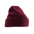 Antique Burgundy - Front - Beechfield Unisex Adult Heritage Beanie