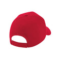 Classic Red - Back - Beechfield Unisex Adult Ultimate 6 Panel Cap