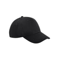 Black - Front - Beechfield Unisex Adult Ultimate 6 Panel Cap