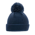 French Navy - Front - Beechfield Childrens-Kids Reflective Beanie