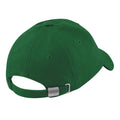 Forest Green - Back - Beechfield Unisex Adult Heavy Brushed Cotton Low Profile Cap