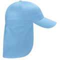 Sky Blue - Front - Beechfield Childrens-Kids Legionnaire Hat