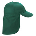 Bottle Green - Front - Beechfield Childrens-Kids Legionnaire Hat