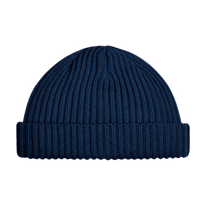 French Navy - Back - Beechfield Unisex Adult Trawler Beanie