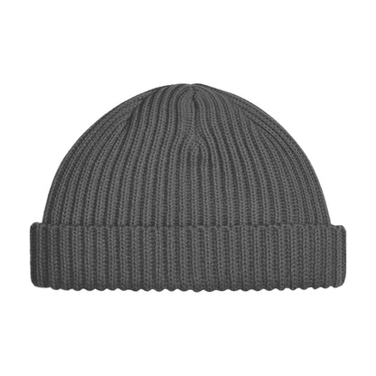 Smoke - Back - Beechfield Unisex Adult Trawler Beanie