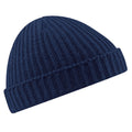 French Navy - Front - Beechfield Unisex Adult Trawler Beanie