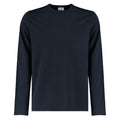 Navy Blue - Front - Kustom Kit Mens Long-Sleeved T-Shirt